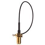 RS PRO Male RP-SMA to Female U.FL Coaxial Cable, RF, 50 Ω, 150mm