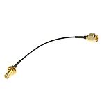 RS PRO Male SMA to Female SMA Coaxial Cable, RF, 50 Ω, 100mm
