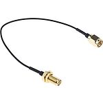 RS PRO Male SMA to Female SMA Coaxial Cable, RF, 50 Ω, 150mm