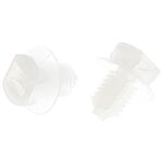 RS PRO Natural Cable Tie Mount 16.1mm, 5mm Max. Cable Tie Width