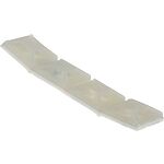 RS PRO Self Adhesive Natural Cable Tie Mount 13 mm x 13mm, 2.5mm Max. Cable Tie Width