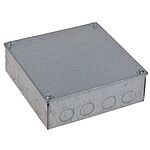 RS PRO Steel Galvanised Adaptable Box, 150mm x 150mm x 50mm