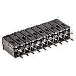 RS PRO 2.54mm Pitch 20 Way 2 Row Straight PCB Socket, Through Hole, Solder Termination