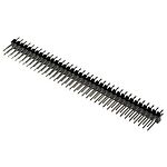 RS PRO, 72 Way, 2 Row, Straight Pin Header