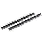RS PRO, 72 Way, 2 Row, Straight Pin Header