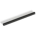 RS PRO, 72 Way, 2 Row, Straight Pin Header