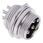 RS PRO Circular Connector, 4 Contacts, Panel Mount, Miniature Connector, Socket, Male