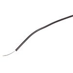 RS PRO Black 0.13 mm² Hook Up Wire, 26 AWG, 7/0.16 mm, 100m, PVC Insulation