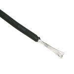 RS PRO Black 0.33 mm² Hook Up Wire, 22 AWG, 17/0.16 mm, 100m, XLPE Insulation