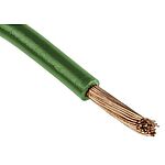 RS PRO Green 0.33 mm² Hook Up Wire, 22 AWG, 17/0.16 mm, 100m, XLPE Insulation