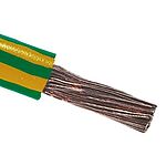 RS PRO Green/Yellow 16 mm² Tri-rated Cable, 6 AWG, 115/0.4 mm, 100m, PVC Insulation