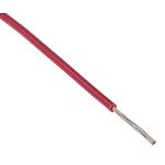 RS PRO Red 0.13 mm² Hook Up Wire, 26 AWG, 7/0.16 mm, 100m, XLPVC Insulation