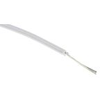 RS PRO White 0.08 mm² Hook Up Wire, 28 AWG, 7/0.12 mm, 100m, PVC Insulation