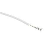 RS PRO White 0.33 mm² Hook Up Wire, 22 AWG, 17/0.16 mm, 100m, XLPE Insulation