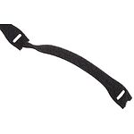RS PRO Cable Tie, Hook and Loop, 150mm x 20 mm, Black Fabric