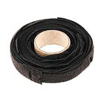 RS PRO Cable Tie, Hook and Loop, 203.5mm x 12 mm, Black Fabric