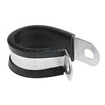 RS PRO Black Plated Steel P Clamp, 20mm Max. Bundle