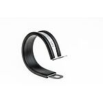 RS PRO Black Plated Steel P Clamp, 32mm Max. Bundle