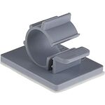RS PRO Grey Nylon Cable Clamp, 10mm Max. Bundle
