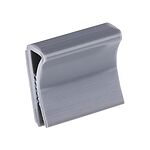 RS PRO Grey PVC Flat Cable Clamp