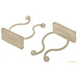 RS PRO Natural Nylon Cable Clip, 20mm Max. Bundle