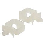 RS PRO Natural Nylon Saddle Clip