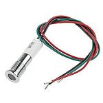 RS PRO Panel Mount Indicator, 24V dc, 8mm Mounting Hole Size, Lead Wires Termination, IP67