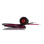 RS PRO Red Flashing LED Panel Mount Indicator, 12V dc, 14mm Mounting Hole Size, Lead Wires Termination