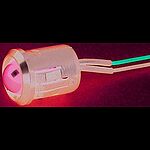 RS PRO Yellow Panel Mount Indicator, 2V dc, 14mm Mounting Hole Size, Lead Wires Termination