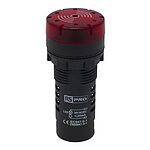 RS PRO, Panel Mount Red LED Pilot Light Complete, 22mm Cutout, IP30, Round, 24V ac/dc