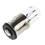 RS PRO Midget Flange Indicator Light, Clear, 48 V, 25 mA, 2500h