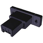 TE Connectivity, Dynamic 5000 Male Connector Housing, 10.16mm Pitch, 2 Way, 1 Row