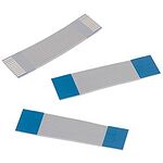 Wurth Elektronik 1mm 16 Way FFC Ribbon Cable, White Sheath, 17 mm Width, 100mm Length