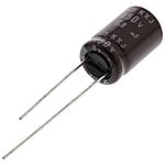 Nippon Chemi-Con 6.8uF Aluminium Electrolytic Capacitor 450V dc, Radial, Through Hole - EKXJ451ELL6R8MJ16S