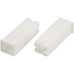 TE Connectivity, Positive Lock .250 Mk II 1 Way Nylon Crimp Terminal Housing, 6.35mm Tab Size, Natural