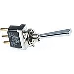 TE Connectivity Toggle Switch, Panel Mount, On-On, SPDT, Solder Terminal, 125V ac