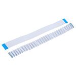 Wurth Elektronik 0.5mm 30 Way FFC Ribbon Cable, White Sheath, 15.5 mm Width, 200mm Length