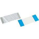 Wurth Elektronik 0.5mm 16 Way FFC Ribbon Cable, White Sheath, 8.5 mm Width, 200mm Length