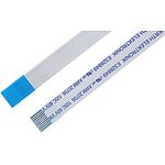Wurth Elektronik 0.5mm 10 Way FFC Ribbon Cable, White Sheath, 5.5 mm Width, 200mm Length