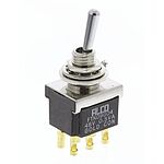 TE Connectivity Toggle Switch, Panel Mount, On-On, DPDT, Solder Terminal, 250V
