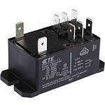 TE Connectivity Flange Mount Power Relay, 12V dc Coil, 30A Switching Current, DPDT
