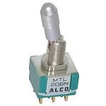 TE Connectivity Toggle Switch, Panel Mount, On-(On), DPDT, Solder Terminal
