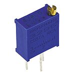 50kΩ, Through Hole Trimmer Potentiometer 0.5W Top Adjust Bourns, 3296