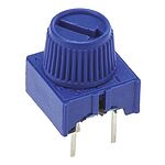 20kΩ, Through Hole Trimmer Potentiometer 0.5W Top Adjust Vishay, 63M