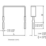 Arcol 5mΩ Fixed Resistor 1W ±1% MSR-1 R005 F