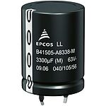 EPCOS 330uF Aluminium Electrolytic Capacitor 250V dc, Snap-In - B43504C2337M000
