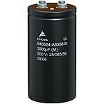 EPCOS 22000uF Aluminium Electrolytic Capacitor 63V dc, Screw Terminal - B41456B8229M000