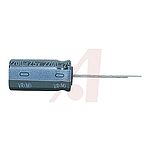 Nichicon 100uF Aluminium Electrolytic Capacitor 35V dc, Radial, Through Hole - UVR1V101MED