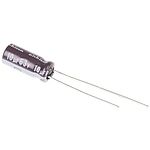 Nichicon 10uF Aluminium Electrolytic Capacitor 63V dc, Radial, Through Hole - UPM1J100MDD