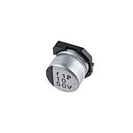 Nichicon 10uF Aluminium Electrolytic Capacitor 50V dc, Surface Mount - UWT1H100MCL1GB